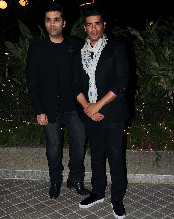 Karan Johar and Manish Malhotra