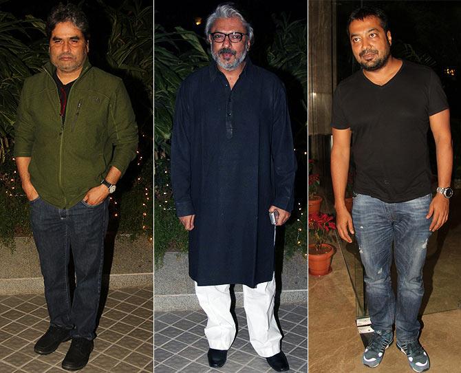 Vishal Bharadwaj, Sanjay Leela Bhansali and Anurag Kashyap 