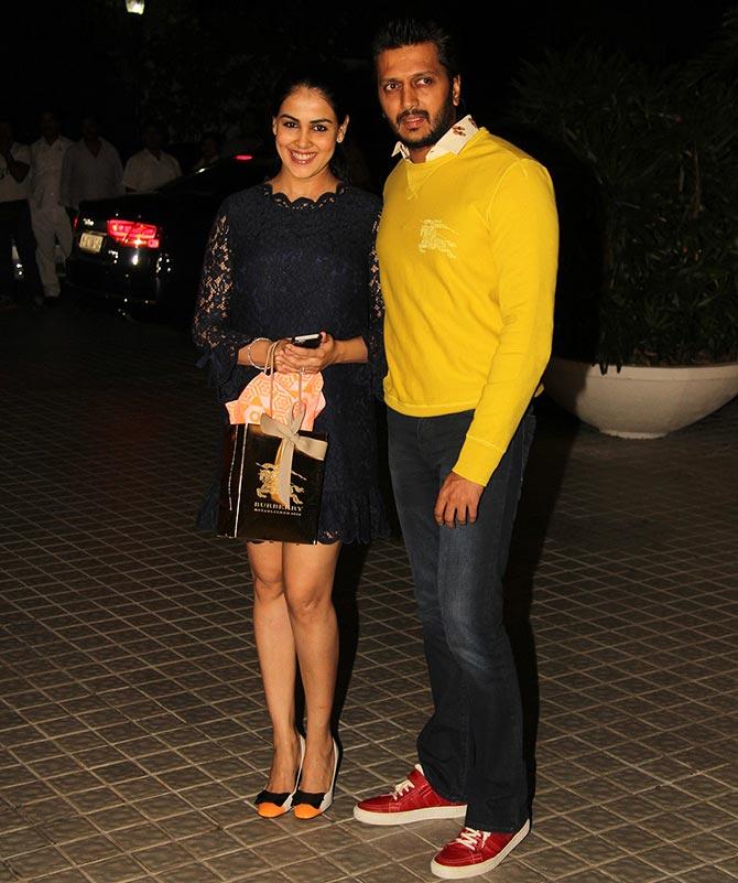 Genelia D'souza and Riteish Deshmukh