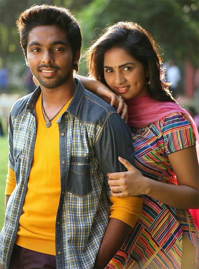 G V Prakash Kumar and Srushti Dange in Darling