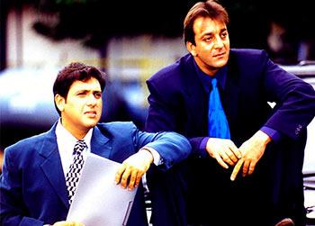 Govinda and Sanjay Dutt in Jodi No 1