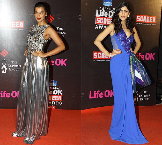 PIX: Rakhi Sawant, Priyanka, Deepika's fashionable turn at Screen ...