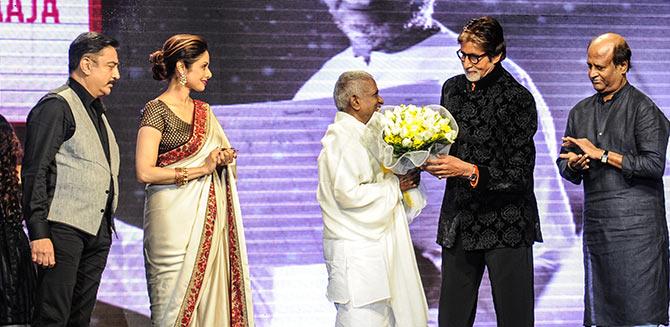 Kamal Haasan, Sridevi, Illaiyaraaja, Amitabh Bachchan, Rajinikanth