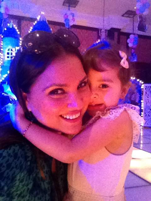 Lara Dutta with daughter Saira