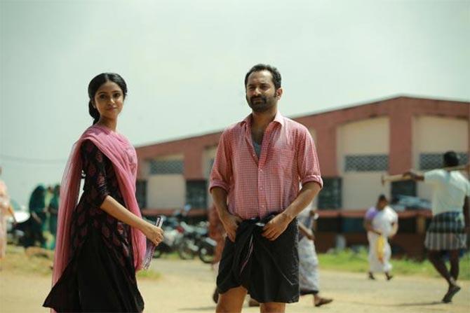 Sana Althaf and Fahadh Faasil in Mariyam Mukku