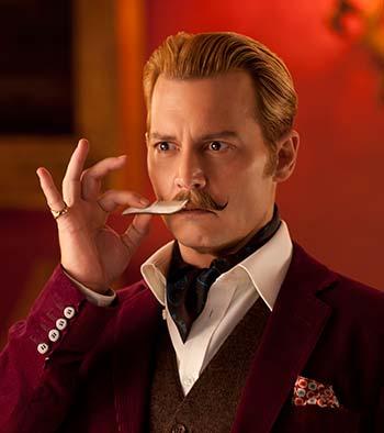 Johnny Depp in Mortdecai