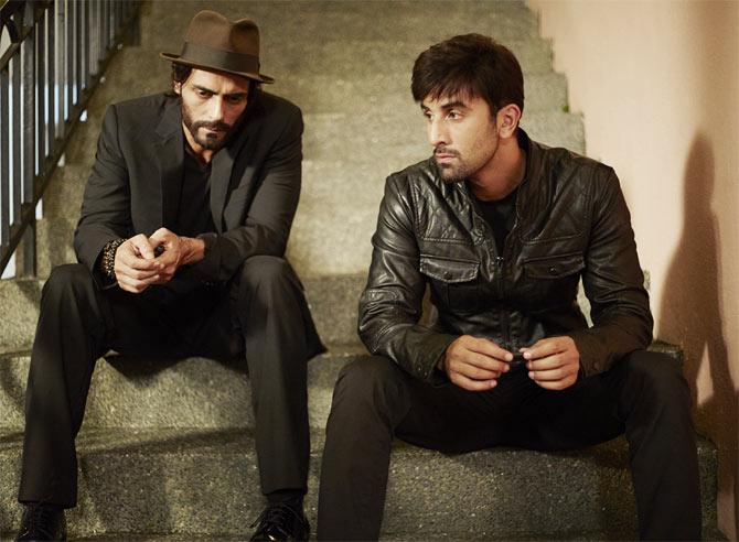 Arjun Rampal and Ranbir Kapoor in Roy