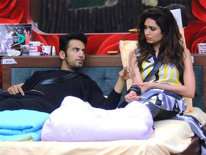 Upen Patel and Karishma Tanna