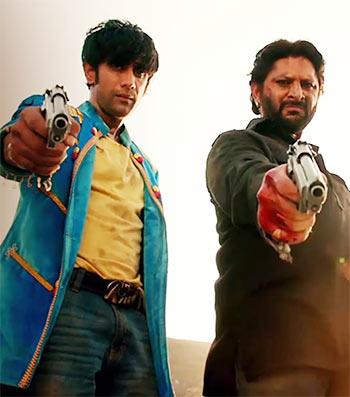 Amit Sadh and Arshad Warsi in Guddu Rangeela