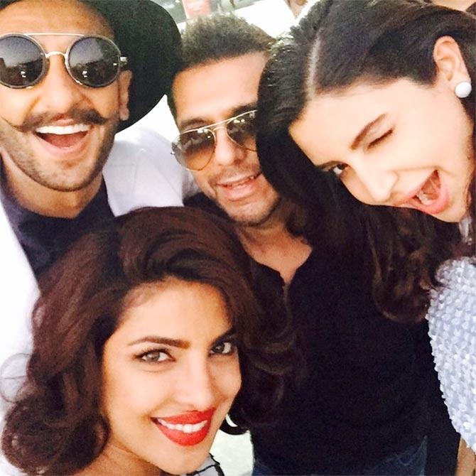 Priyanka Chopra with Dil Dhadakne Do cast