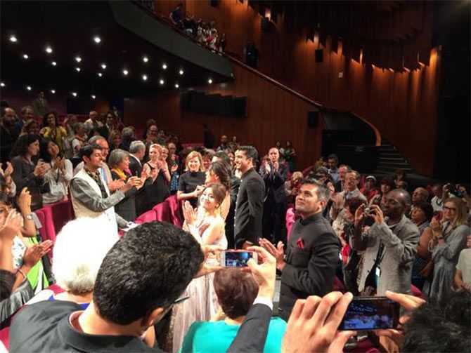 The standing ovation at Cannes