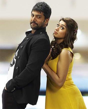 Jayam Ravi and Hansika Motwani in Romeo Juliet