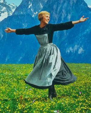 Julie Andrews in The Sound of Music