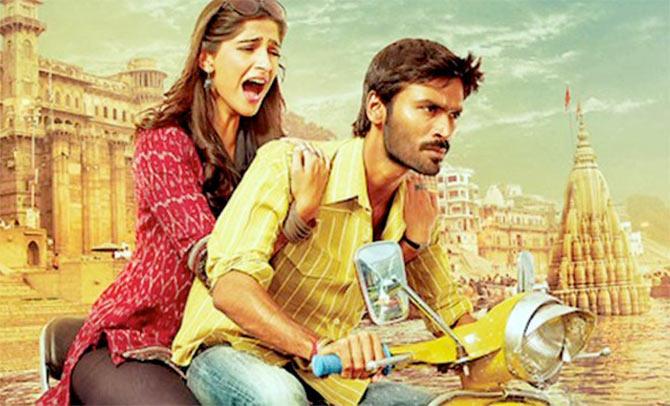 Sonam Kapoor and Dhanush in Raanjhanna