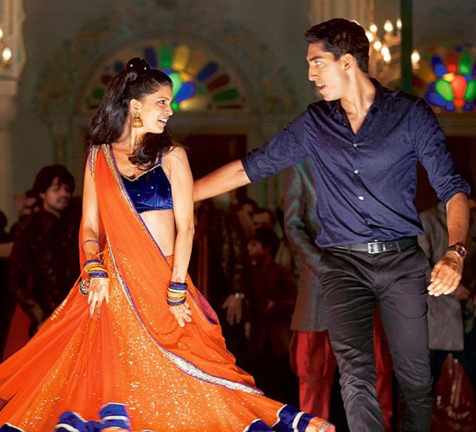 Tina Desai and Dev Patel The Second Best Exotic Marigold Hotel