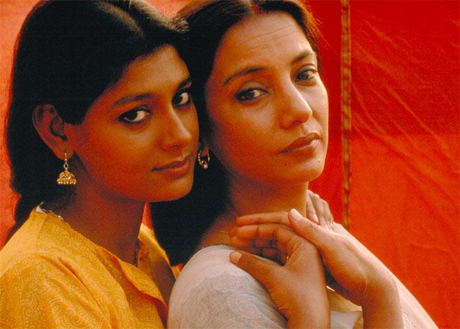 Nandita Das and Shabana Azmi in Fire