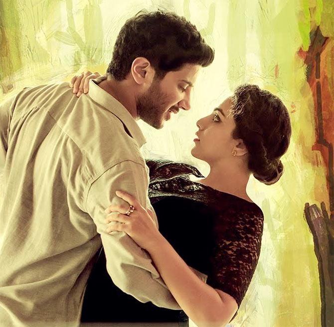 Dulquer Salmaan and Nithya Menen in O K Kanmani