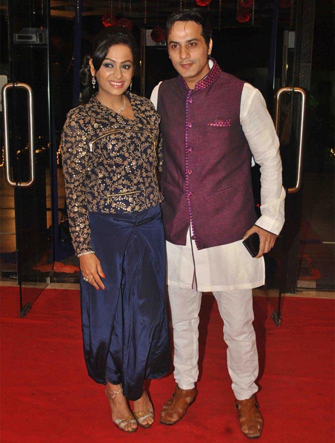 PIX: Karan Patel, Ankita Bhargava's sangeet ceremony - Rediff.com Movies