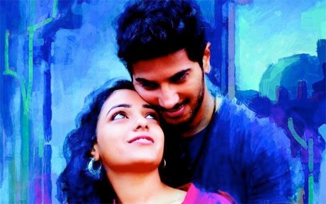 Dulquer Salman and Nithya Menon in O Kadhal Kanmani