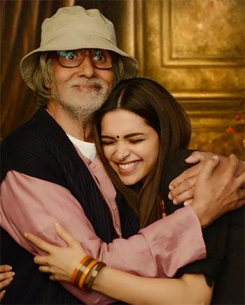 Amitabh Bachchan and Deepika Padukone in Piku