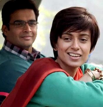 R Madhavan and Kangna Ranaut in Tanu Weds Manu Returns