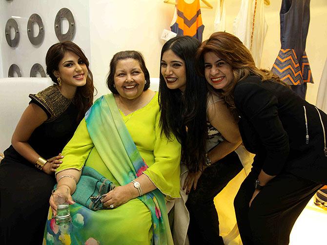 Rhea Chakraborty, Pamela Chopra, Bhumi Pednekar and Sanya Dhir