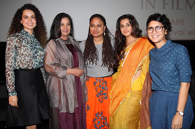 Kangana Ranaut, Shabana Azmi, Ava DuVernay, Vidya Balan and Kiran Rao