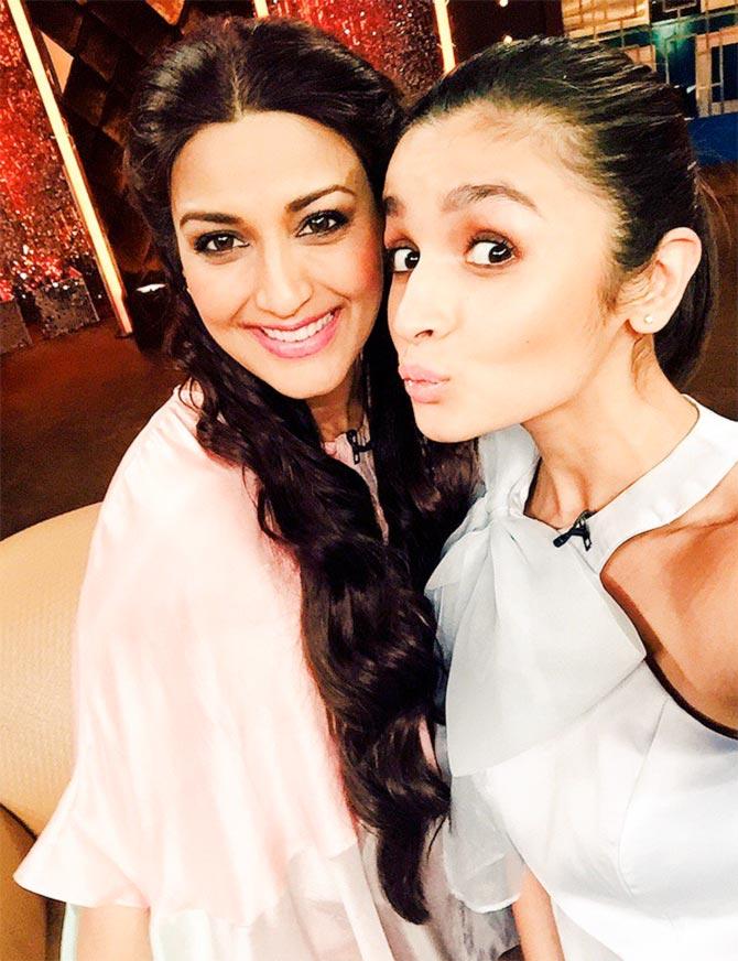 Sonali Bendre and Alia Bhatt