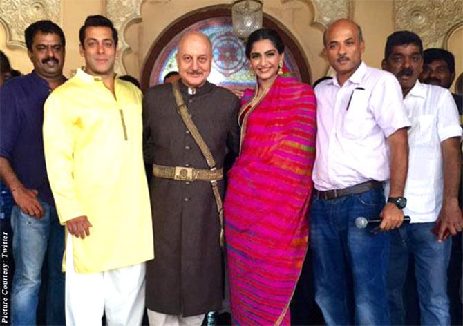 Salman Khan, Sonam Kapoor, Sooraj Barjatya