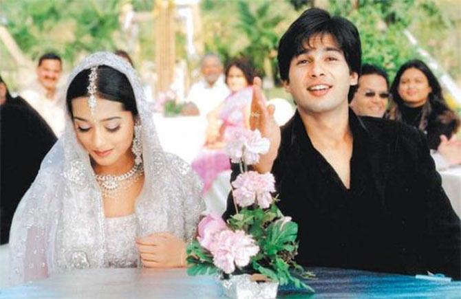 Amrita Rao and Shahid Kapoor