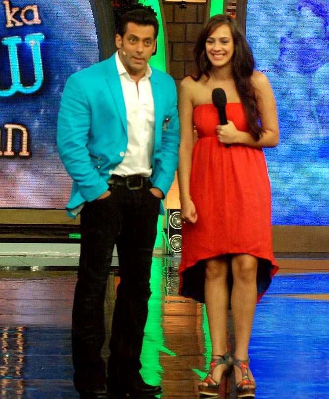 Salman Khan and Hazel Keech