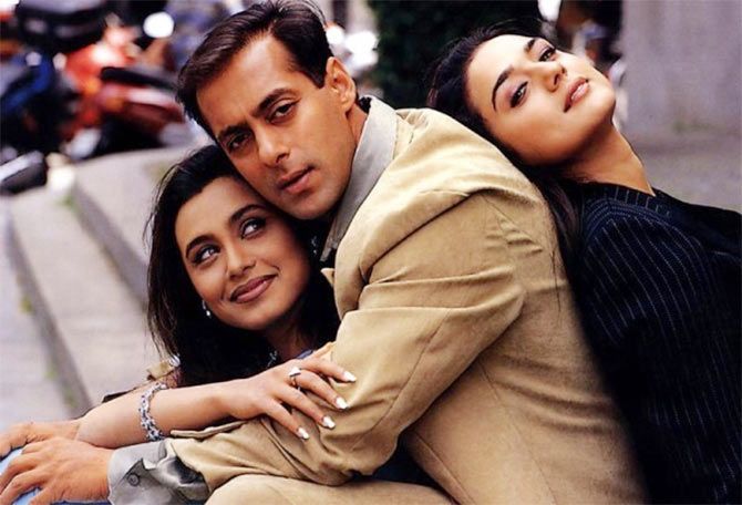 Rani Mukerji, Salman Khan and Preity Zinta