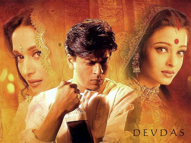 Madhuri Dixit, Shah Rukh Khan and Aishwarya Rai