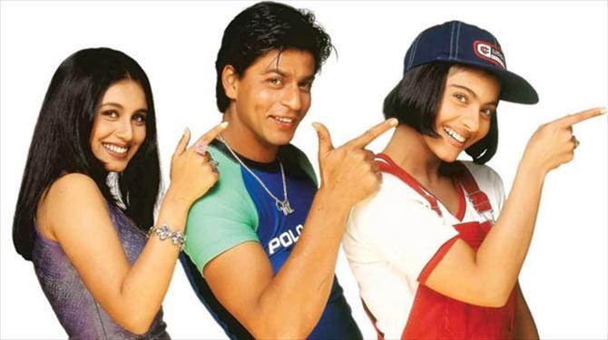 Rani Mukerji, Shah Rukh Khan and Kajol