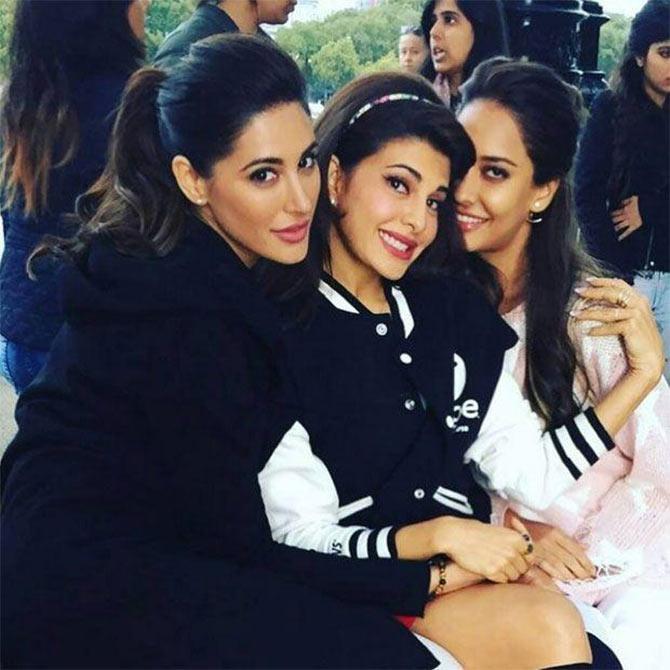 Nargis Fakhri, Jacqueline Fernandez and Lisa Haydon