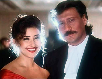 Manisha Koirala and Jackie Shroff in Agni Sakshi