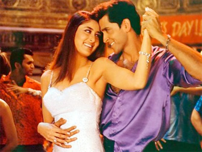 Kareena Kapoor and Hrithik Roshan