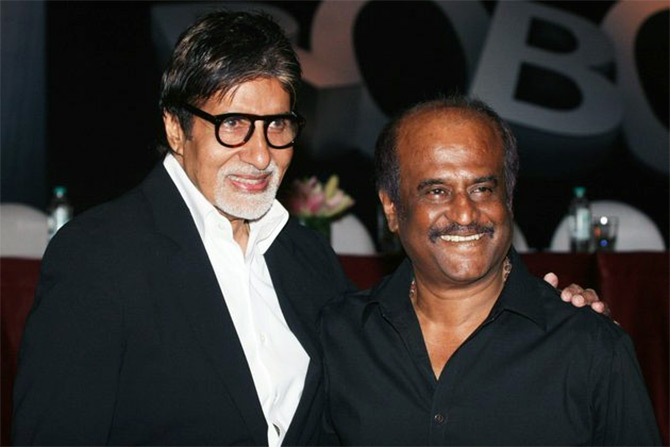 Amitabh Bachchan and Rajinikanth