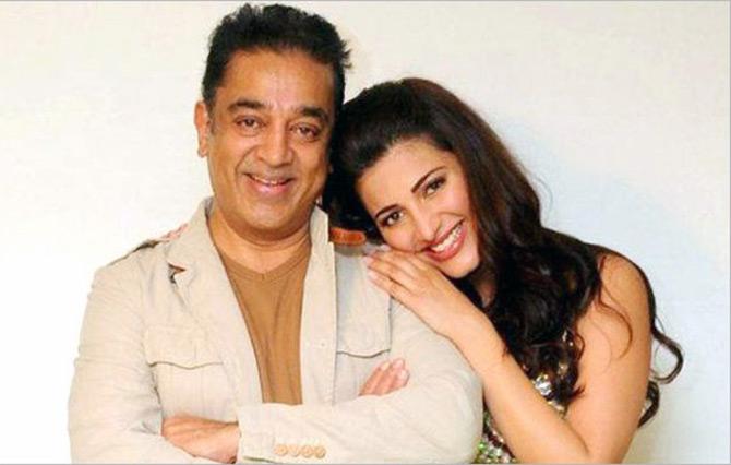 Kamal Haasan and Shruti