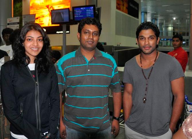 Kajal Agarwal and Allu Arjun