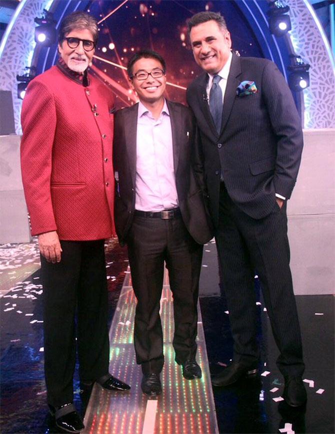 Amitabh Bachchan and Boman Irani