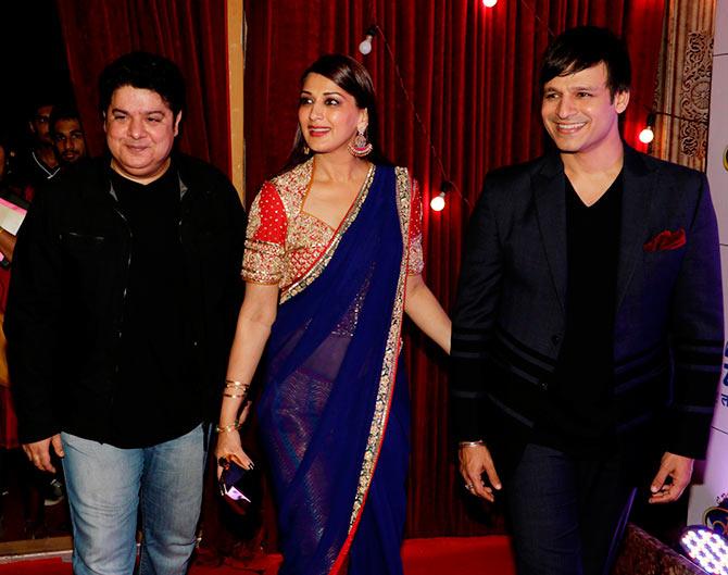 Sajid Khan, Sonali Bendre and Vivek Oberoi