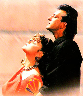 Pooja Bhatt and Sanjay Dutt in Sadak