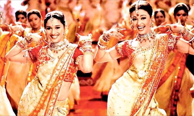 Madhuri Dixit and Aishwarya Rai Bachchan