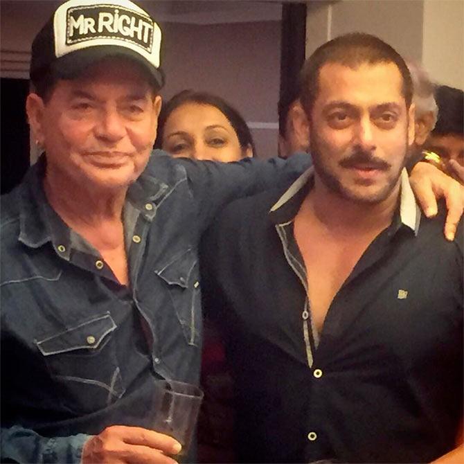 Salim Khan and Salman Khan