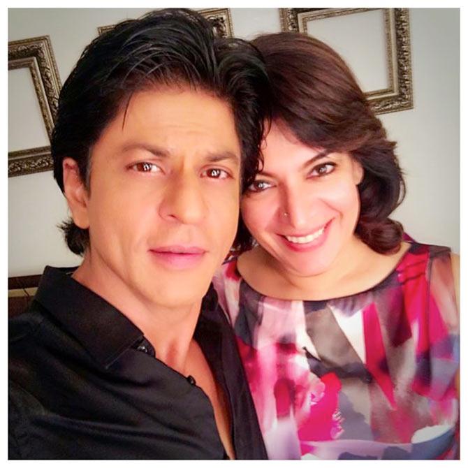 Shah Rukh Khan and Divya