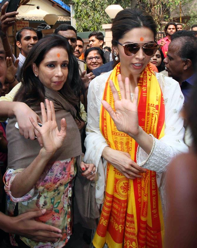 Deepika Padukone with mother Ujjala Padukone