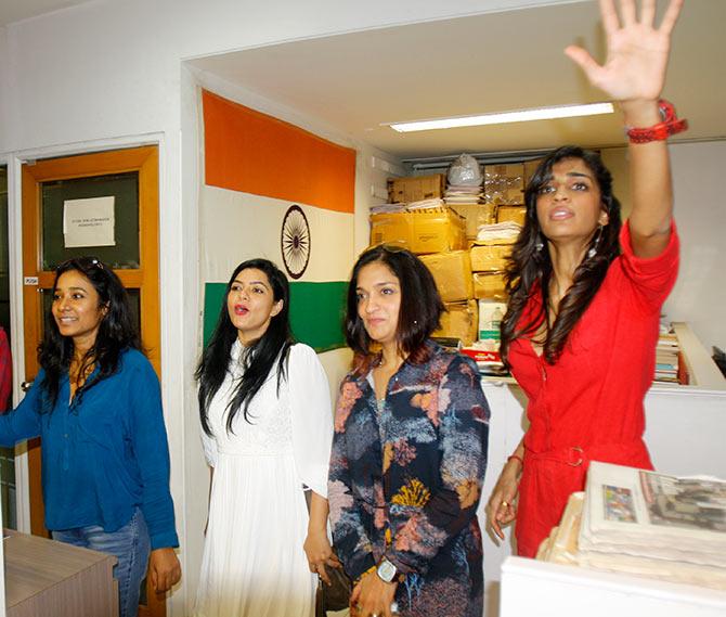 Tannishtha, Rajshri, Sandhya and Anushka