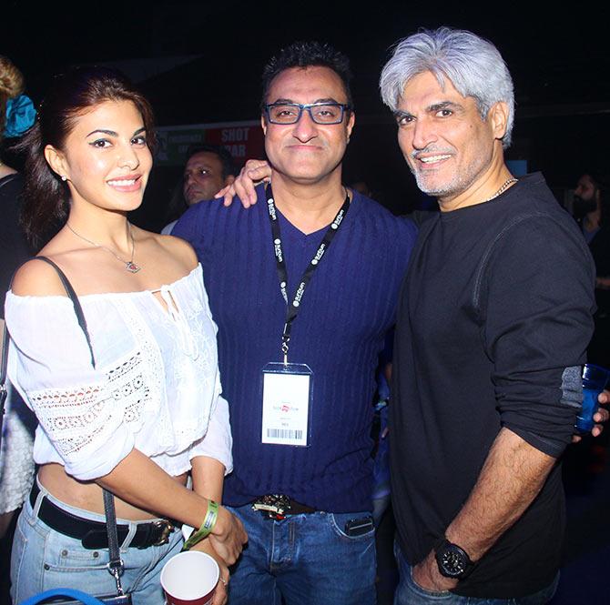 Jacqueline Fernandez, Mohammed Morani and Harinder Singh