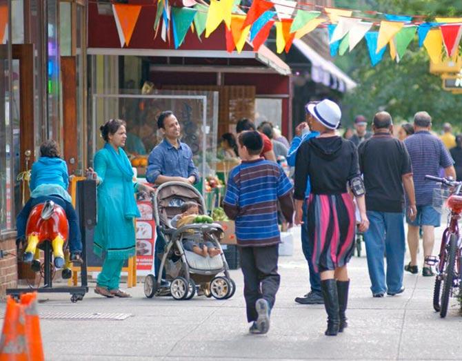 A scene from the documentary, In Jackson Heights.